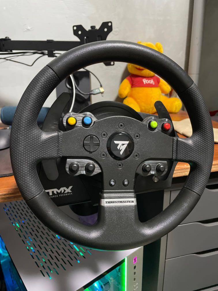 TMX Force Feedback Thrustmaster steering set, Video Gaming, Gaming  Accessories, Controllers on Carousell