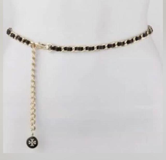 Tory burch chain belt cheap