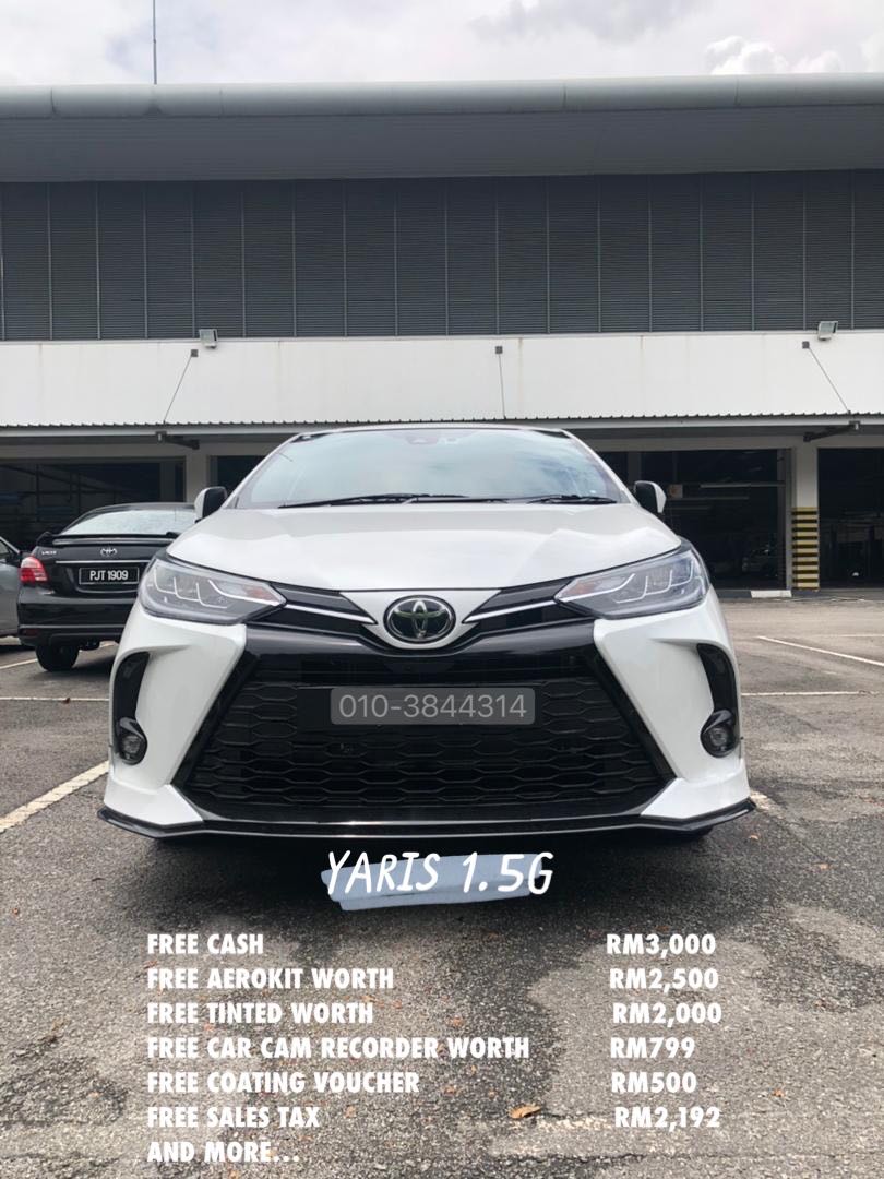 TOYOTA YARIS FACELIFT 1.5G [READY STOCK], Cars, Cars for Sale on 