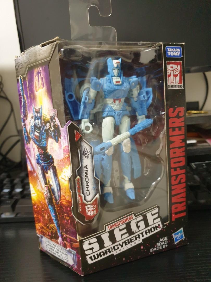 Transformers SIEGE WFC War For Cybertron Deluxe Chromia Figure in stock MISB 