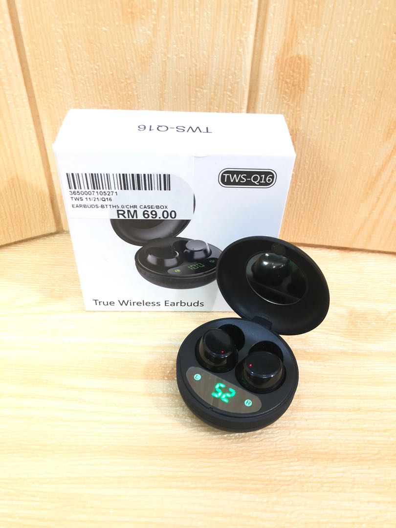 TWS Q16 True Wireless Earbuds Bluetooth 5.0 With Touch Operation Charging Case