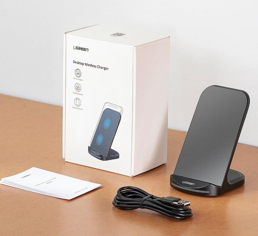 Ugreen Desktop Qi Wireless Charger (Category: Chargers & Cables) located in Marikina City. Submitted by skowshop (Listing ID 1128004238, Image 1). Description: Quick wireless charger 10W is the answer to all smartphone users’ dreams and needs. You do own a phone which supports wireless quick charger protocol? If so, now you can enjoy its super-fast and convenient charging – you don’t even have to take the case off. This Ugreen product looks very 
