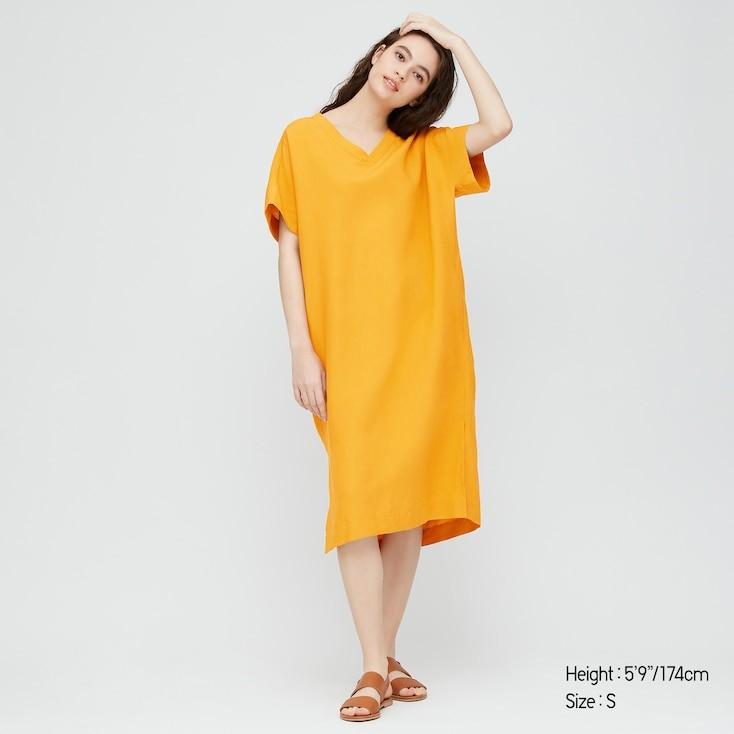 Uniqlo yellow top dress