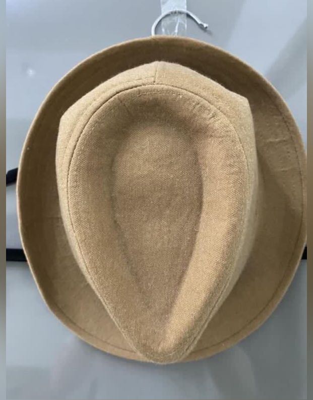 Unisex Zara Fedora Hat in Light Brown, Women's Fashion, Watches