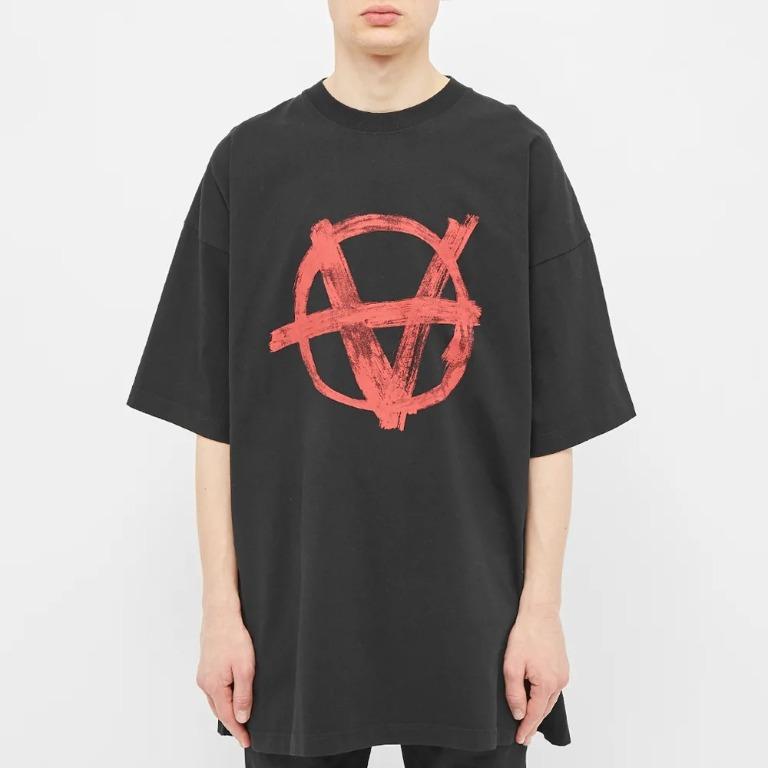 Vetements best sale anarchy tee