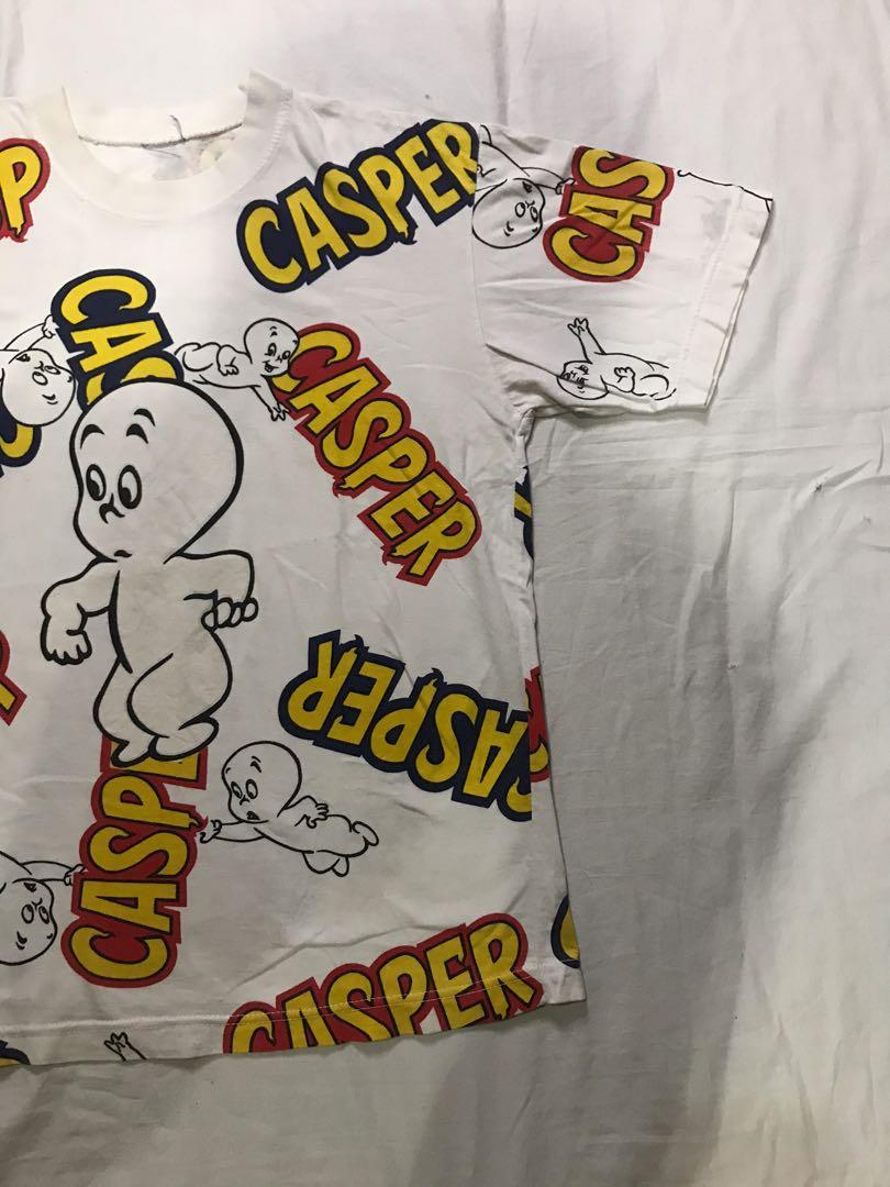 Casper - AOP all over print New Vintage Movie T shirt - Vintage Band Shirts