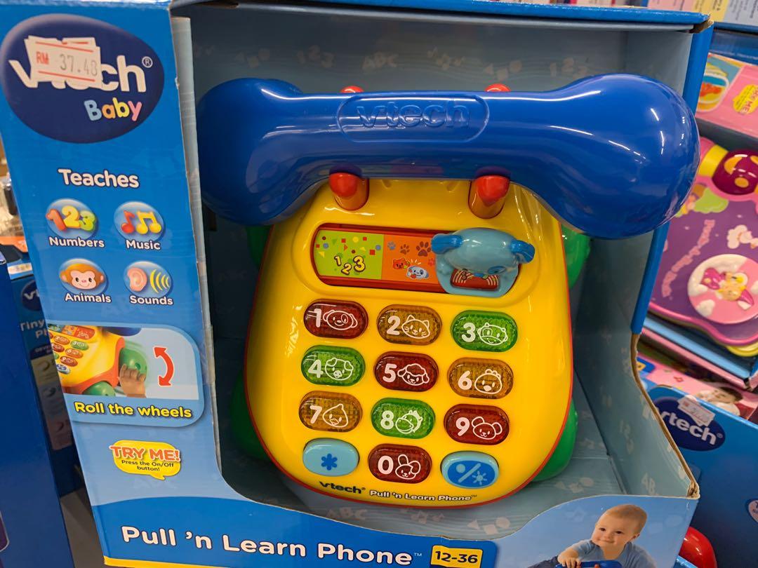 Vtech pull n shop learn phone