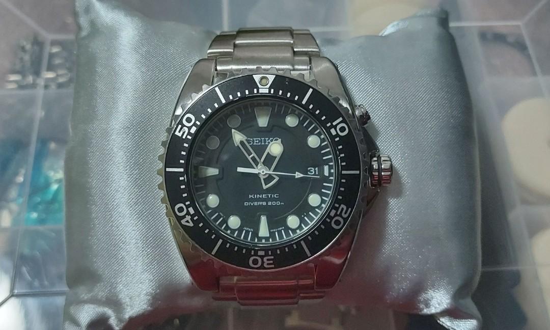 Wrist Watch Men's Seiko SKA371 5M62-0BL0 Big Freakin Kinetic, Men's  Fashion, Watches & Accessories, Watches on Carousell