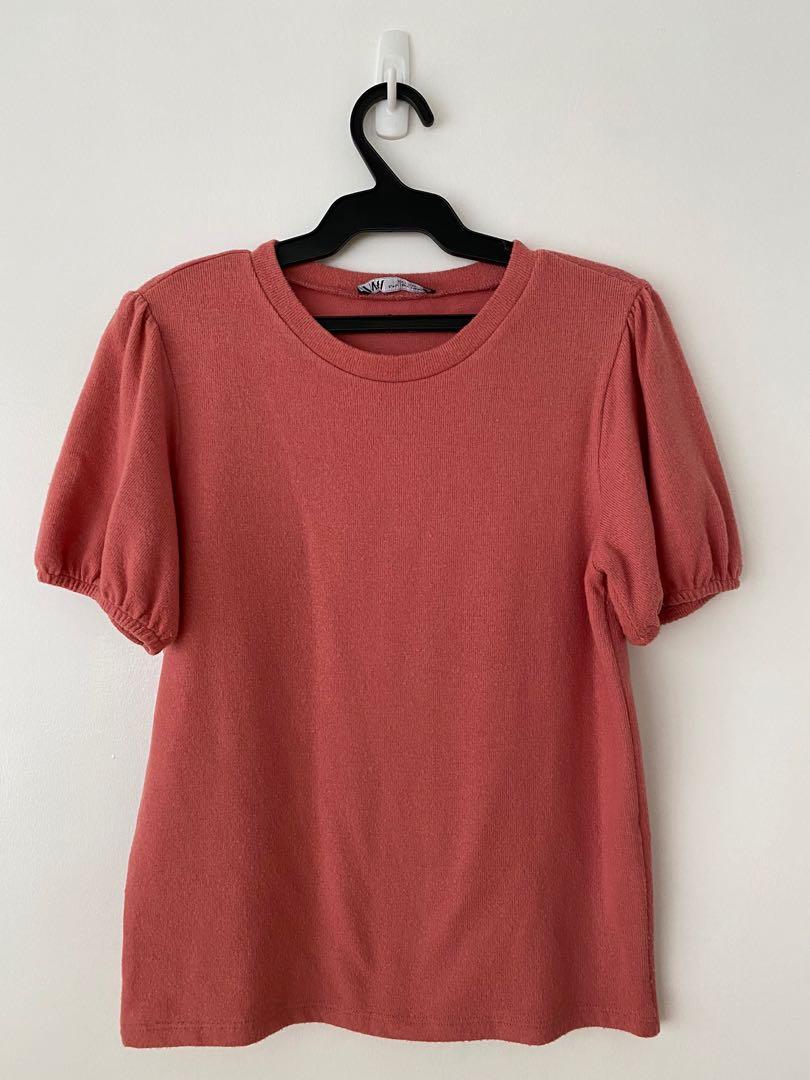 Zara Pink Blouse (Category: Blouses) located in Quezon City. Submitted by fernan.declutter (Listing ID 1127925673, Image 1). Description: Only used once for a gathering. Super soft and comfy! Can be used for formal meetings or just a normal mall day. .