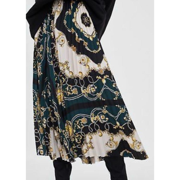 Zara scarf print skirt clearance
