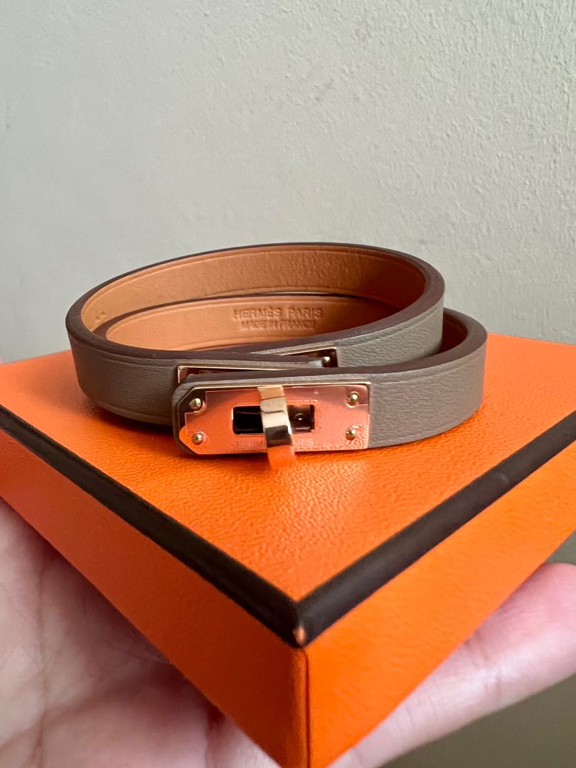 25 off BN Hermes Mini Kelly bracelet in etoupe
