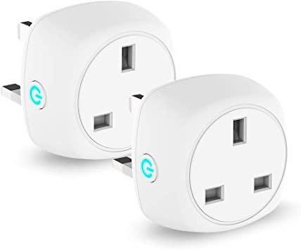 Smart Plug eLinkSmart Mini WiFi Outlet Compatible with Alexa, Google Home Wireless  Socket Remote Control Timer Plug Switch, No Hub Required - elinksmart