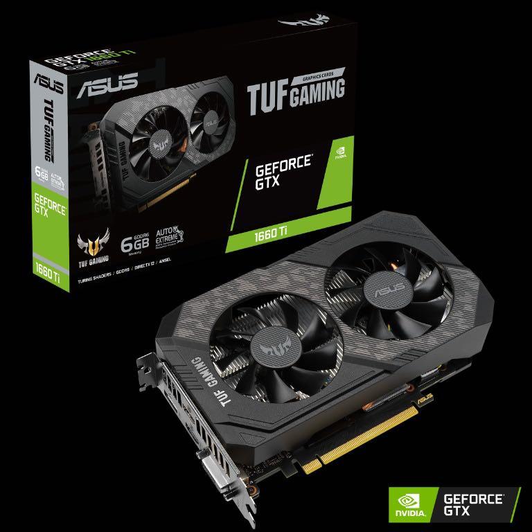 ASUS TUF Gaming GeForce GTX 1660 Ti EVO TOP Edition 6GB GDDR6 # [TUF- GTX1660TI-T6G-EVO-GAMING], Computers  Tech, Desktops on Carousell
