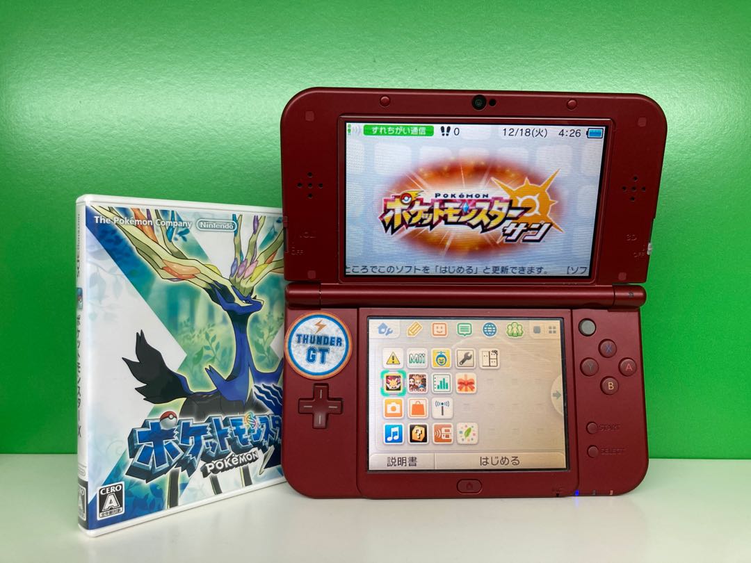 中古 New 3ds Ll 紅色日版 電子遊戲 電子遊戲機 Nintendo 任天堂 Carousell