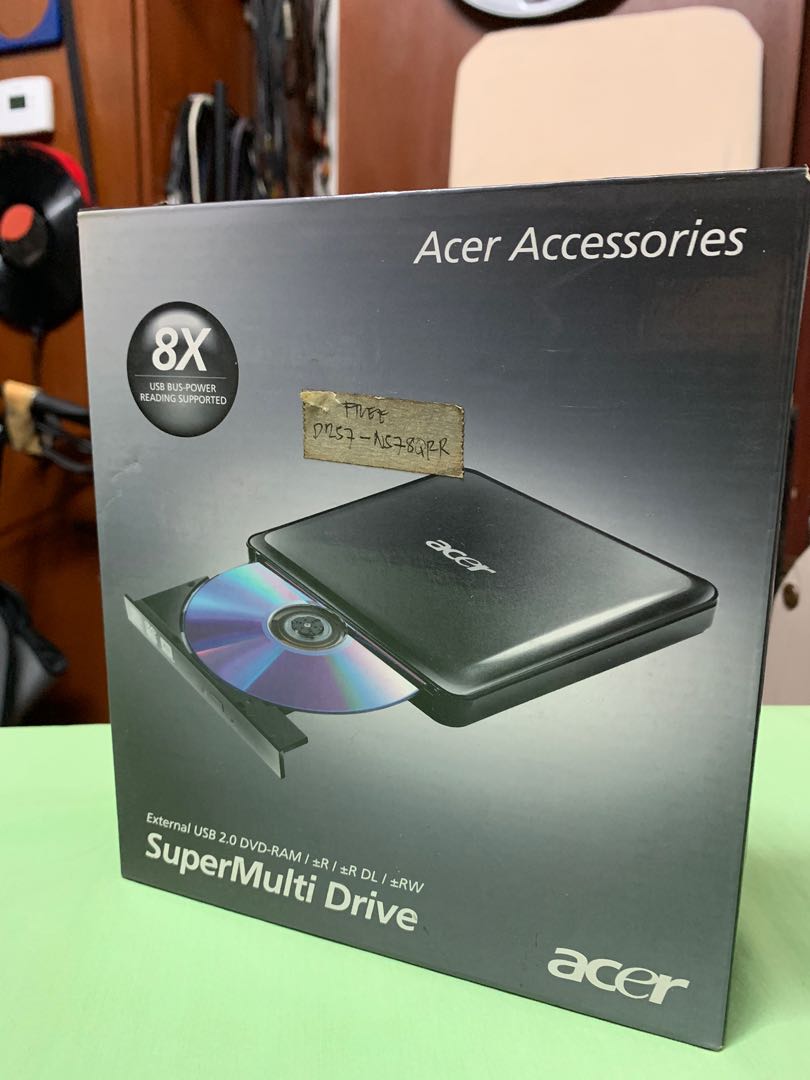 Acer External USB 2 CD/DVD Super Multi Drive, Computers & Tech, Parts ...