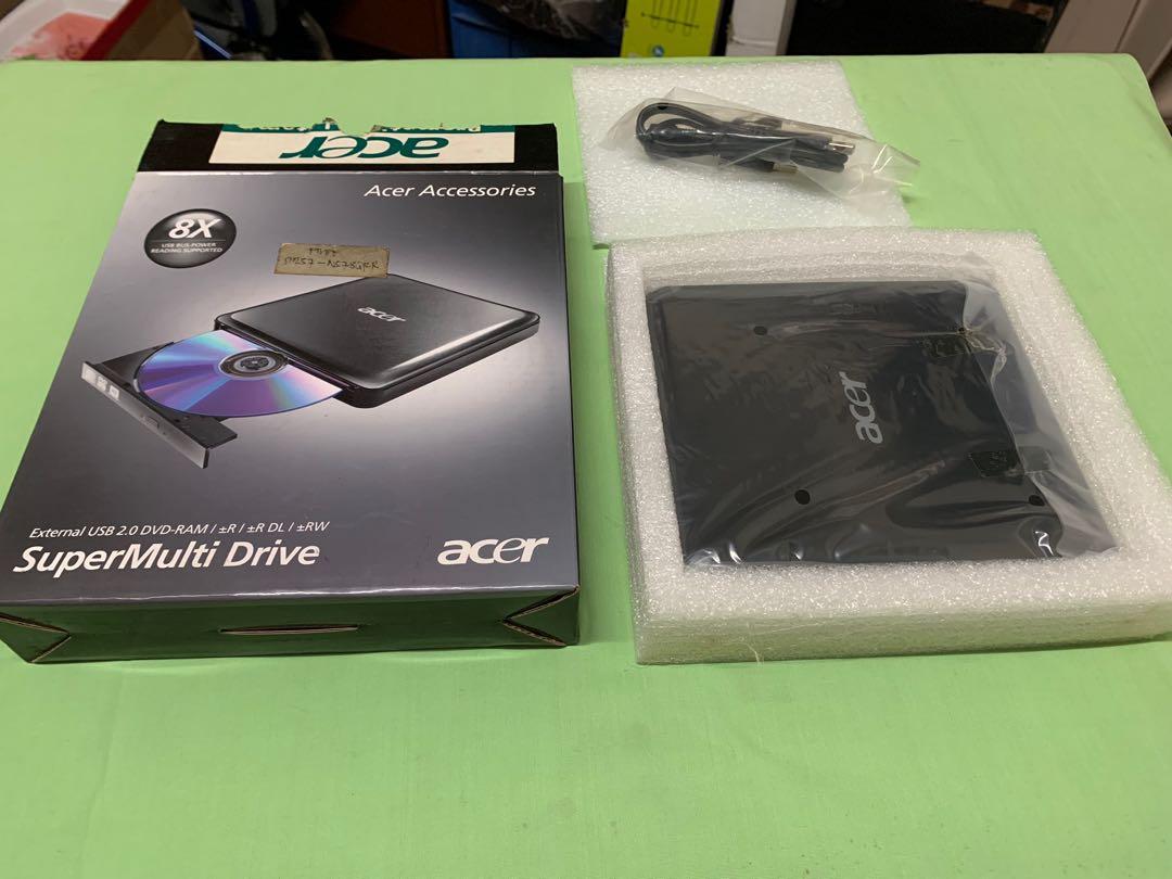 Acer External USB 2 CD/DVD Super Multi Drive, Computers & Tech, Parts ...