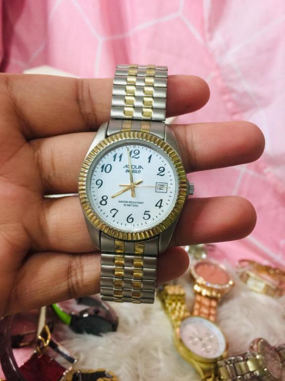 Acqua Indiglo by timex strecth Men s Fashion Watches