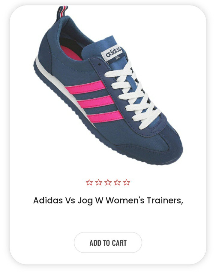 Adidas Vs Jog Women's Shoes, Women's Fashion, Footwear, Sneakers Carousell