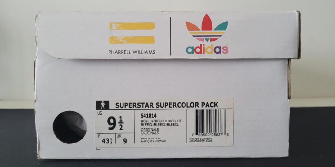 adidas Originals x Pharrell Superstar Supercolor Bold Blue