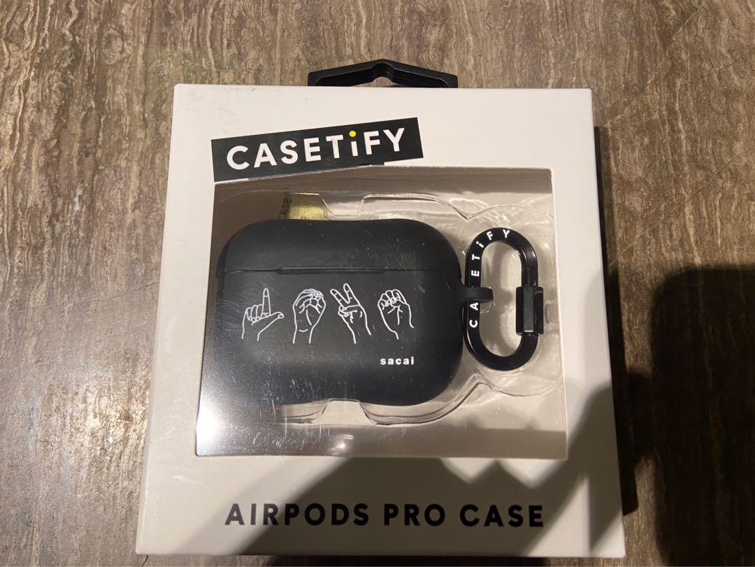 全新AirPod pro case Casetify x Sacai 原價500, 手提電話, 電話及其他裝置配件, 其他電子周邊配件及產品-  Carousell