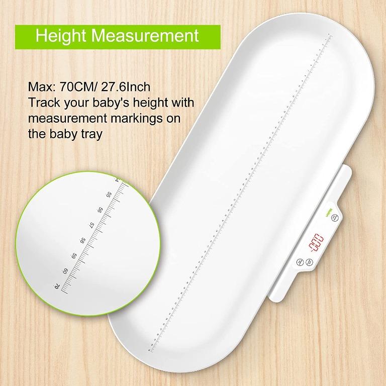 DLD Baby Scale with Height Tray, Digital Weight (max.: 70 cm