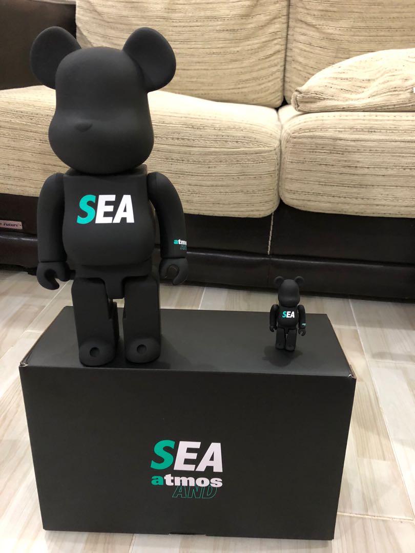 BE@RBRICK Atmos X Wind And Sea 100％ & 400％, Toys & Games 