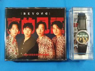 Beyond 1989 演唱會十週年紀念版 ,連真的見證紀念版手錶.  全新