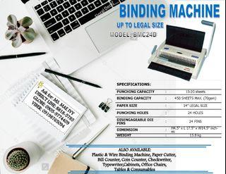 BINDING MACHINE MODEL BMC24D