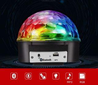 Bluetooth DJ Disco Ball Laser Projector Lumiere Stage Lamp Sound Activated Music Party Light AS1200