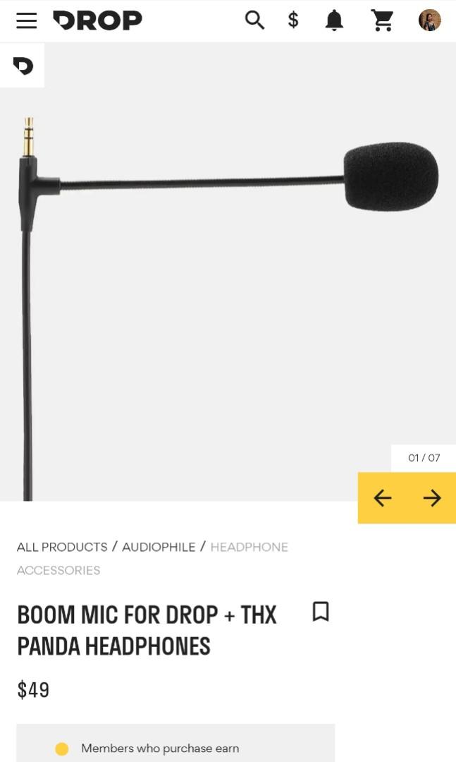 Panda shop boom mic