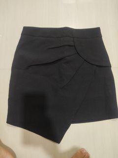 Brand new wrap over black work skirt