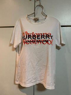 Burberry vivienne westwood Collab white tshirt