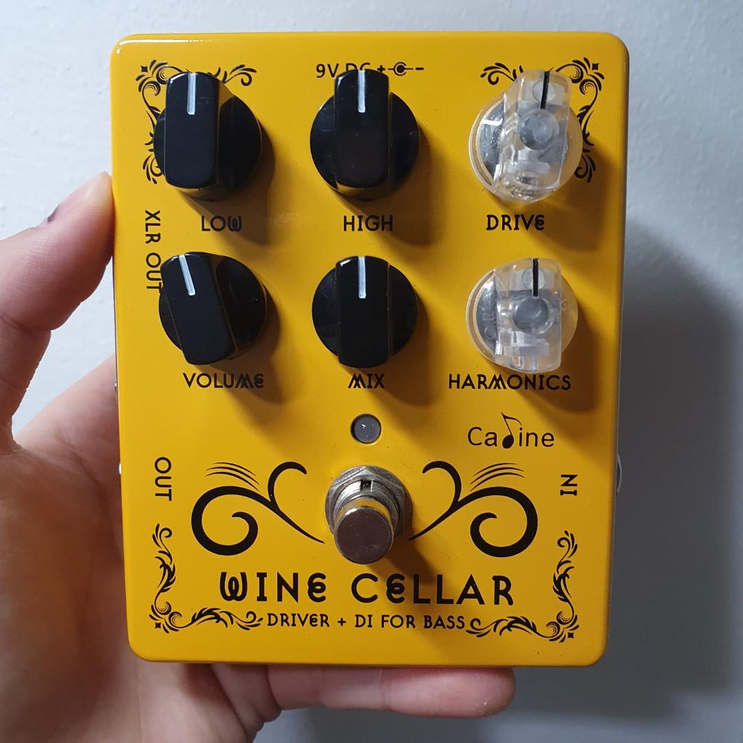 Caline Wine Cellar Bass Pedal (Sansamp Clone), Hobbies & Toys, Music