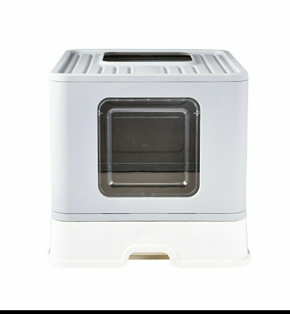 BNIB Cat Litter Box with pull out tray & scoop, Pet Supplies, Homes