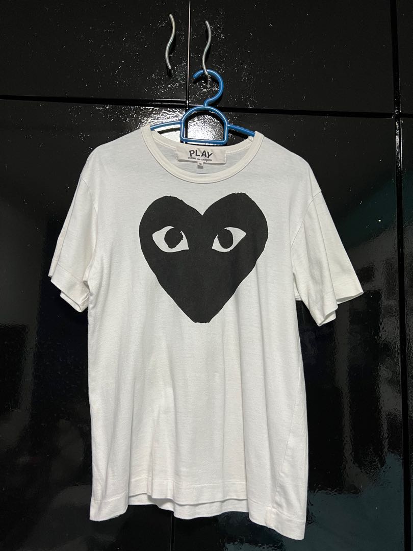 cdg tee white