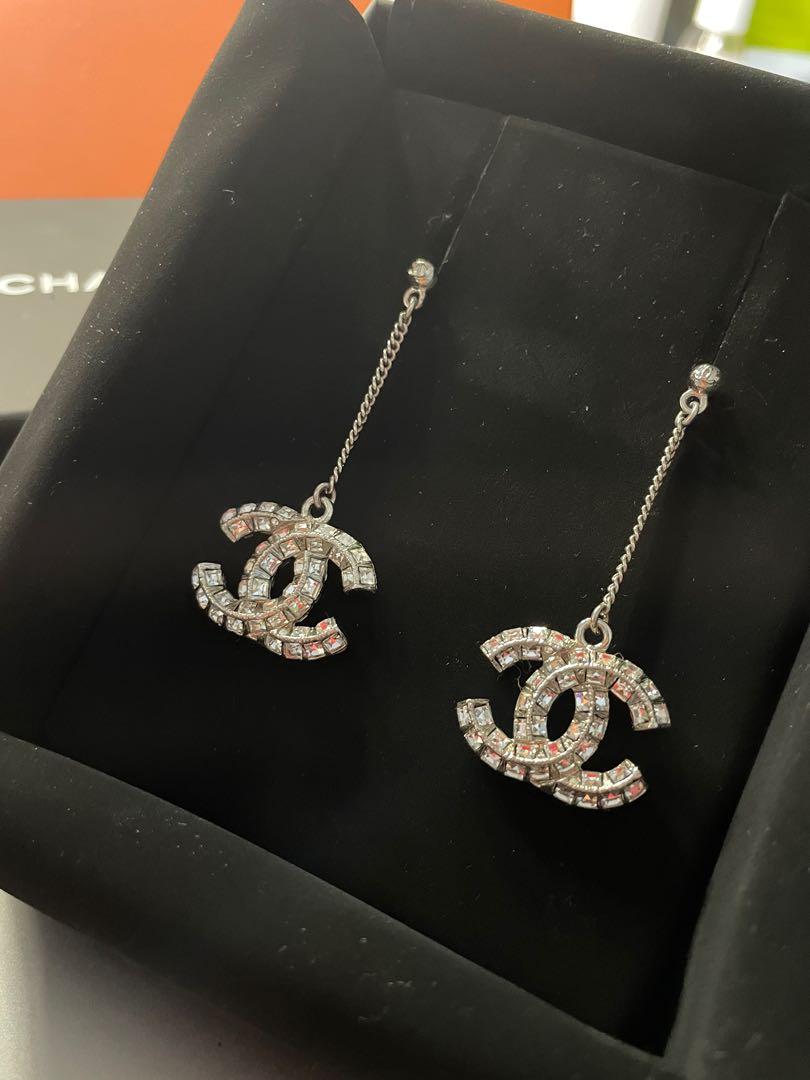 Chanel Vintage CC Clip-On Drop Earrings - Gold-Plated Clip-On, Earrings -  CHA987668 | The RealReal