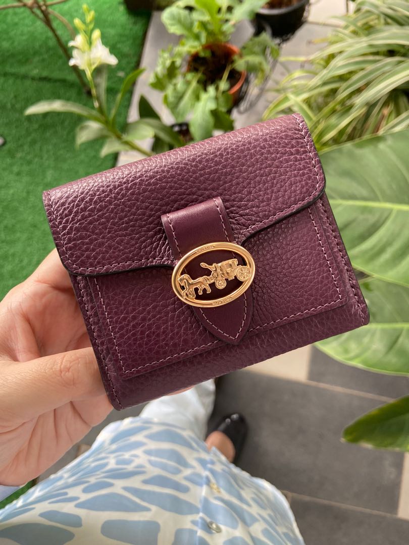 Coach georgia in boysenberry, Women's Fashion, Bags & Wallets, Purses &  Pouches on Carousell