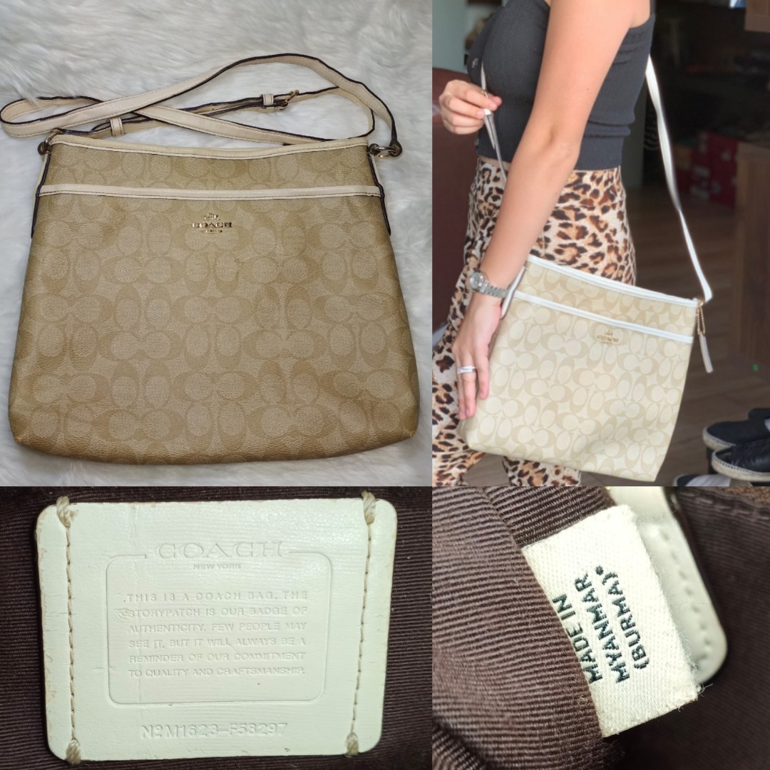 Coach sig file bag f58297 discount