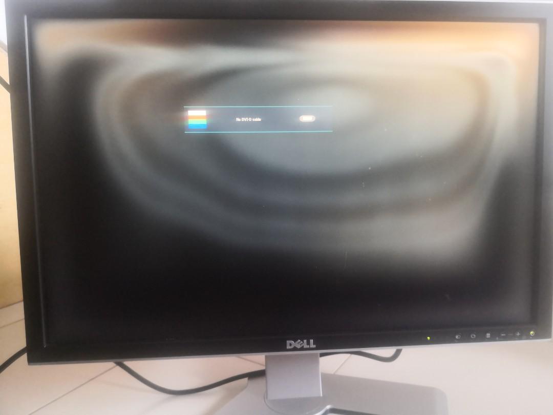 Dell 2407WFP Black / Silver 24" WideScreen Screen 1920 x 1200