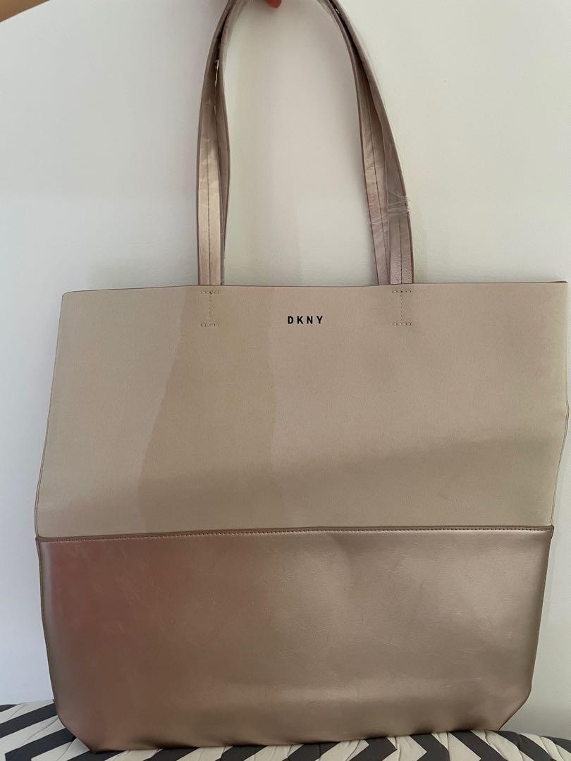 Dkny shoulder bag pink or beige Women s Fashion Bags Wallets