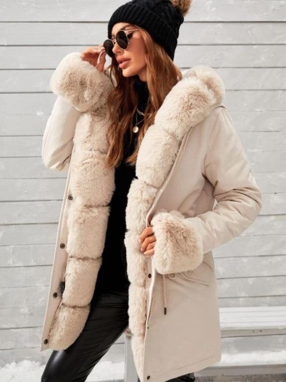 Drawstring waist hotsell coat