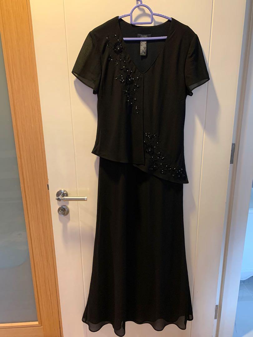 Dressbarn evening Black Dress Women s Fashion Muslimah Fashion
