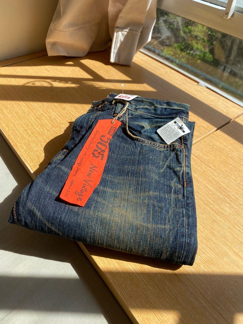 EDWIN Mens Denim Jeans 505 New Vintage 