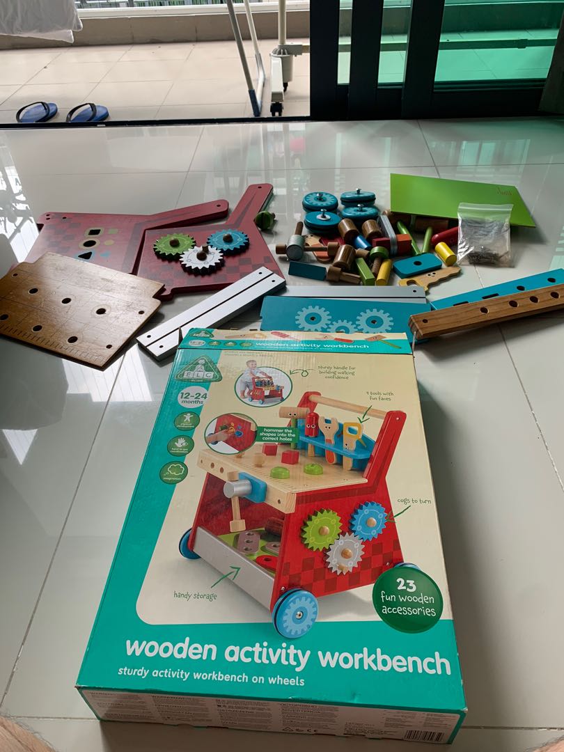 Elc wooden workbench shop walker