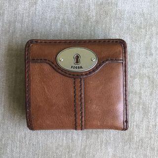 fossil leather wallet
