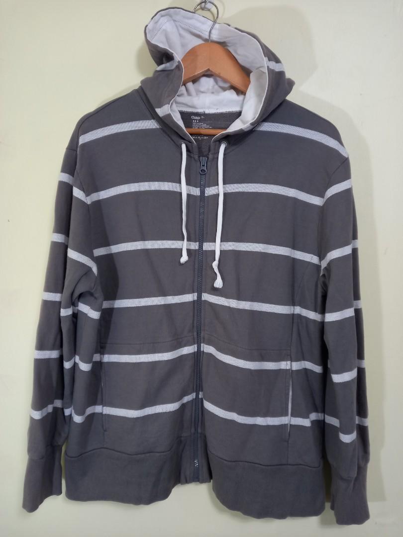 gap striped hoodie