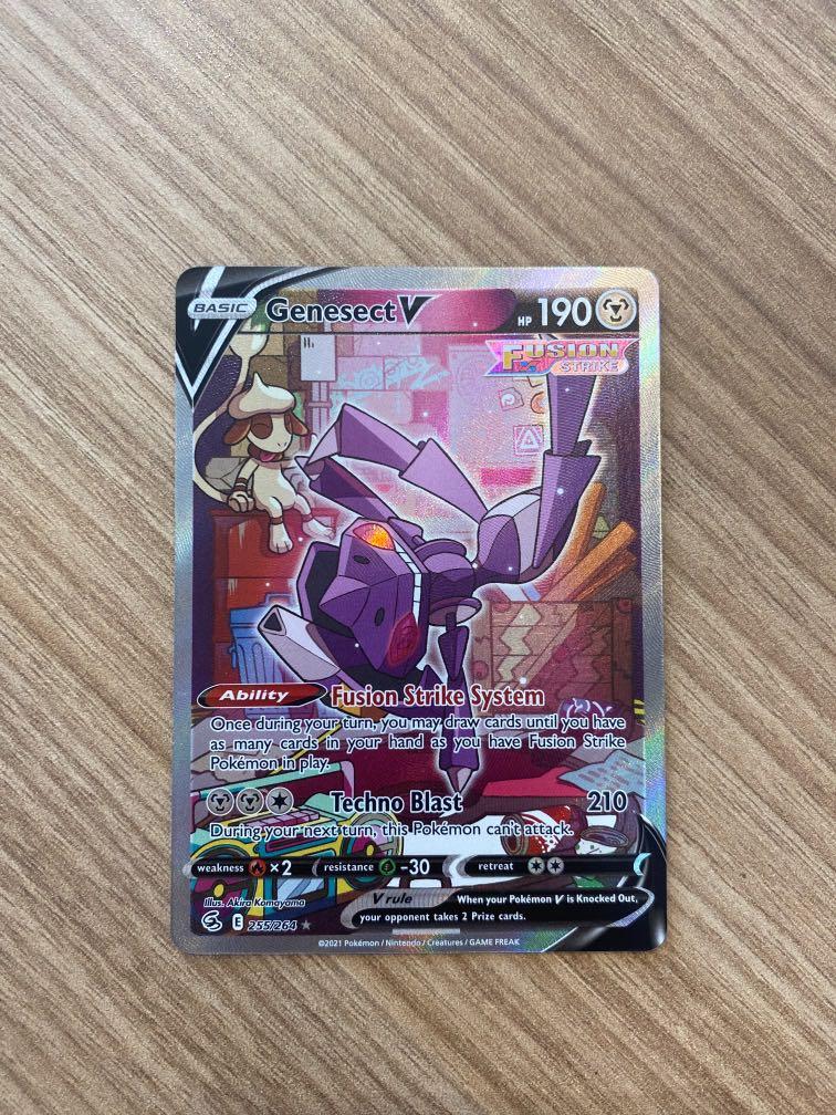Genesect V alternate art fusion strike, Hobbies & Toys, Toys & Games on
