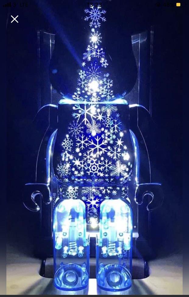 【税込】 Merry Happy Christm 2015 クリスマス メリー Crystal Snow 2015 キューブリック、ベアブリック