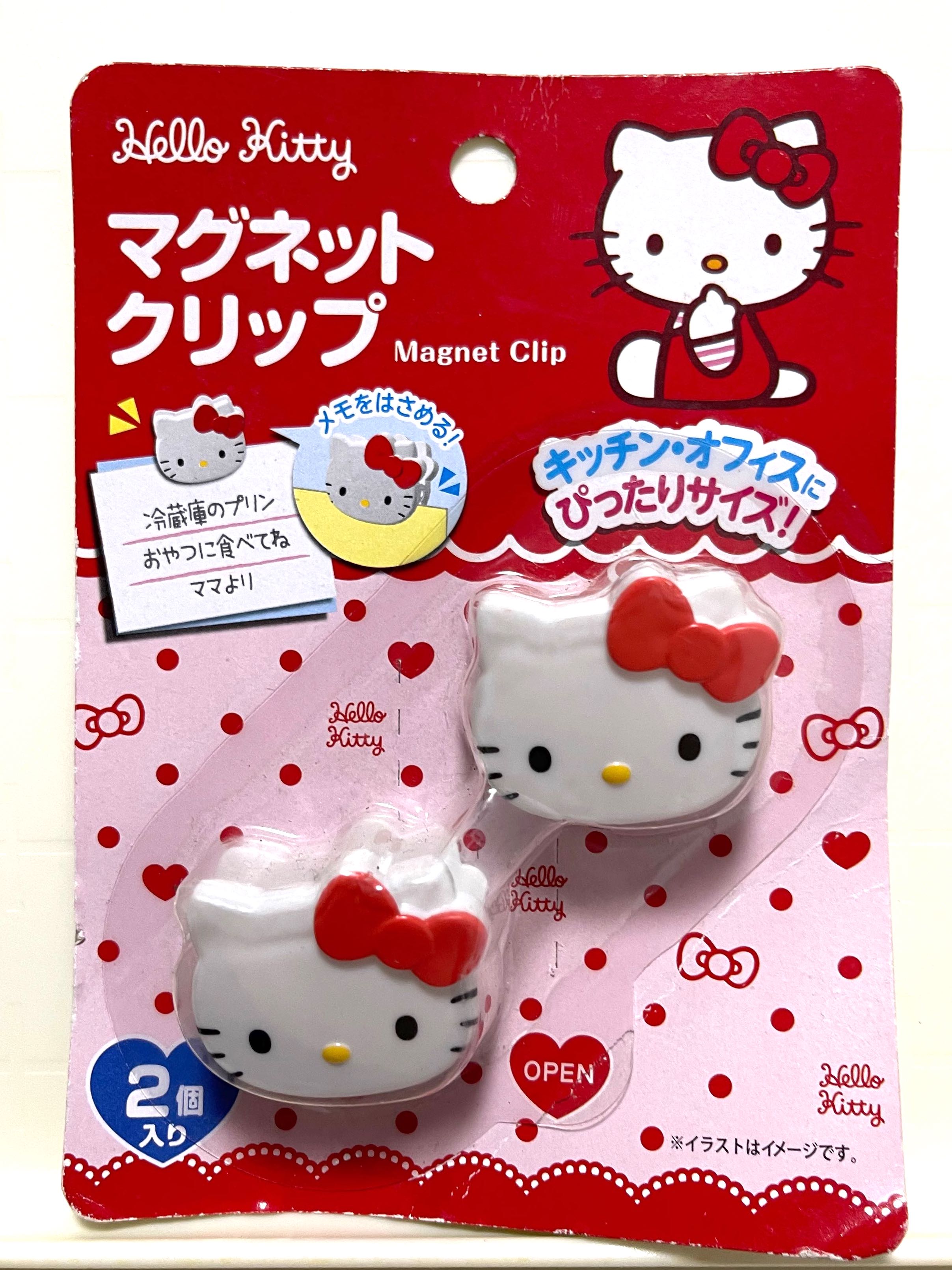 Hello Kitty clips, Hobbies & Toys, Stationery & Craft, Other Stationery