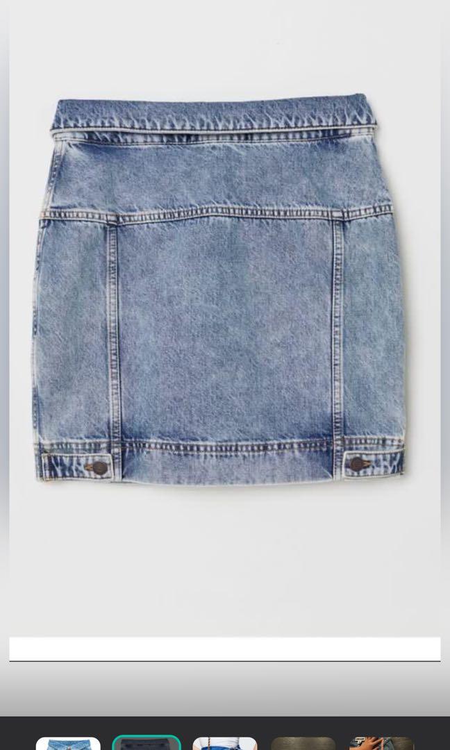H&m moschino deals denim skirt